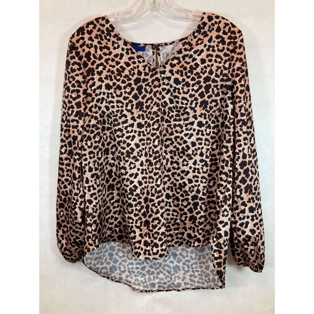 Women's Leopard Print Medium Fashion Top - Stylish & Versatile Shirt for Casual
